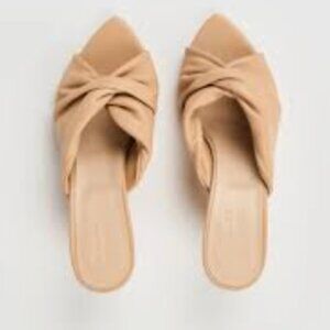 Jamie Haller Knot Heel Sand
